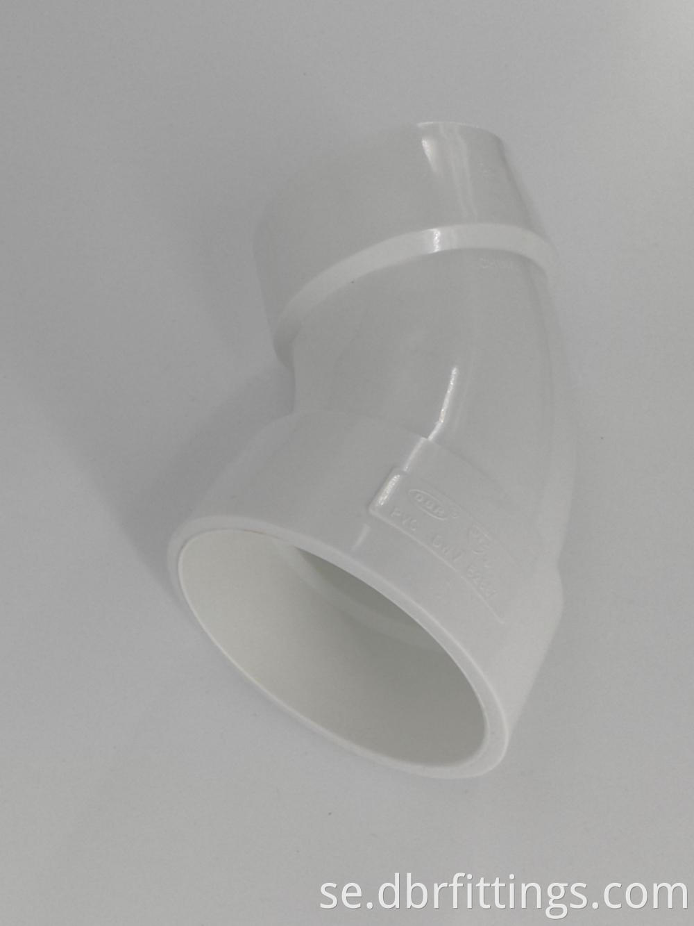 UPC PVC fittings 45 ELBOW serving customers